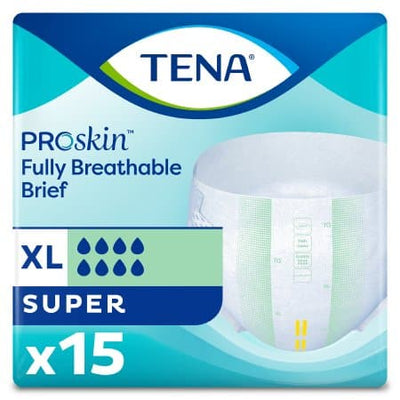 TENA Super Adult Heavy-Absorbent Incontinence Brief
