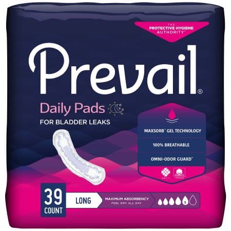 Prevail® Daily Pads Maximum Bladder Control Pad