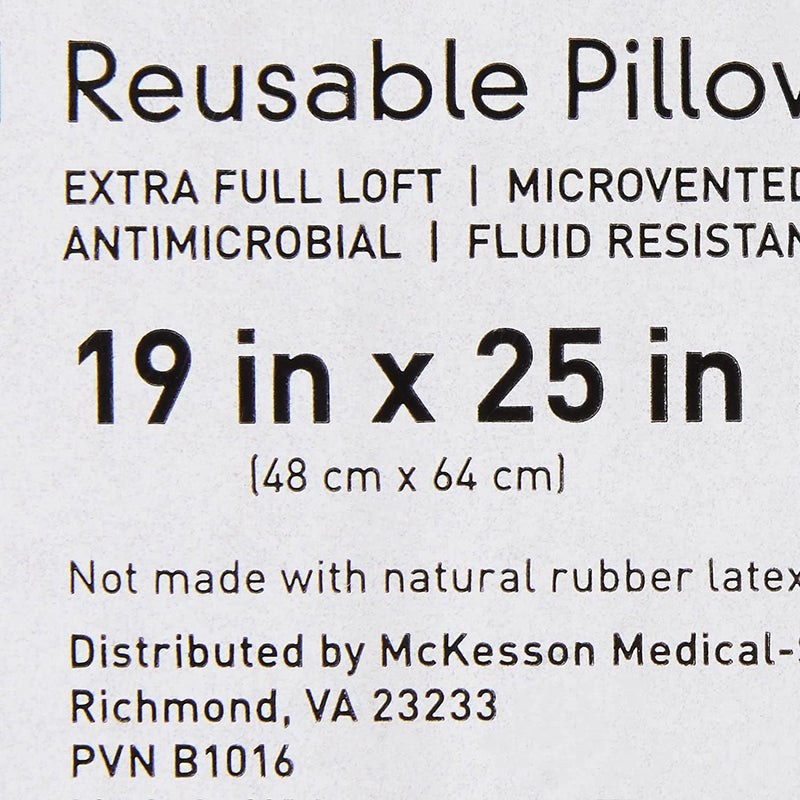 Bed Pillow McKesson 20 X 26 Inch White Disposable