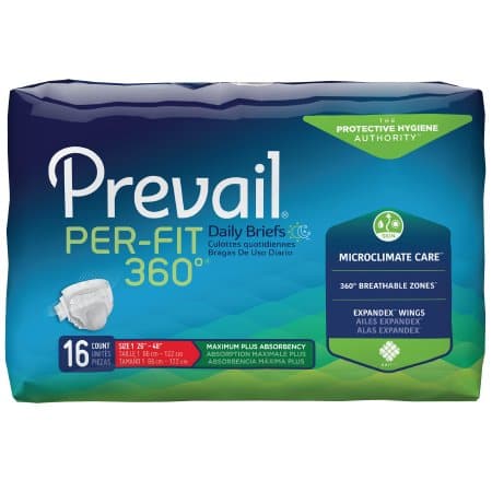 Prevail® Per-Fit 360°™ Maximum Plus Incontinence Brief