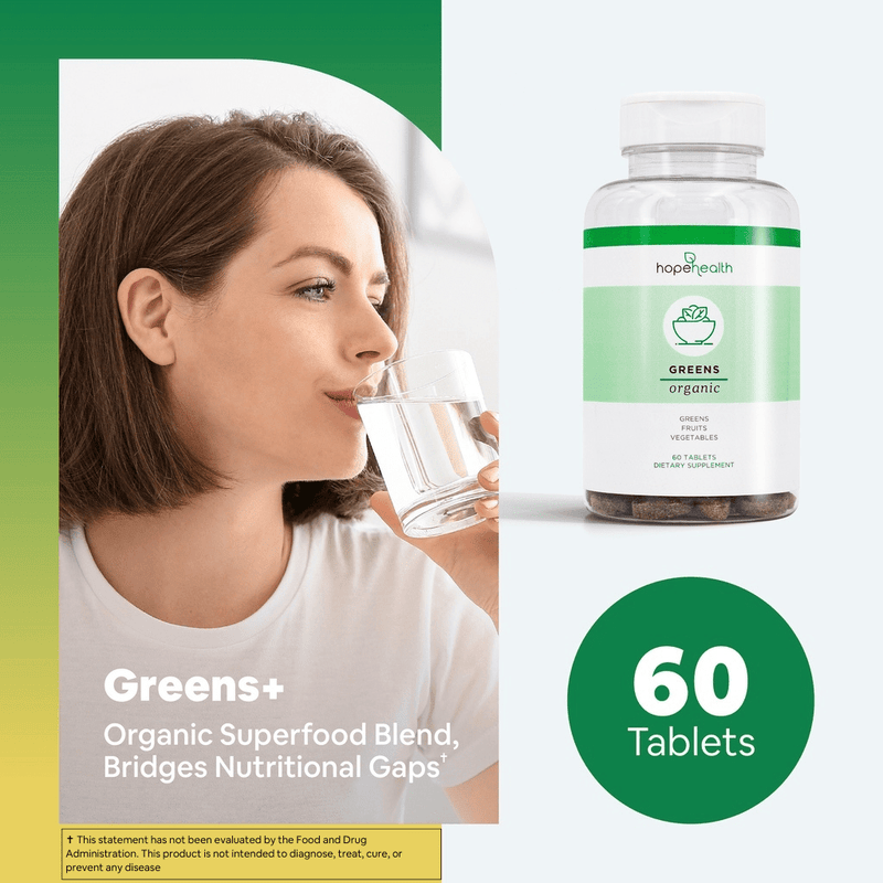 Organic Greens+ - Hope Health Supply