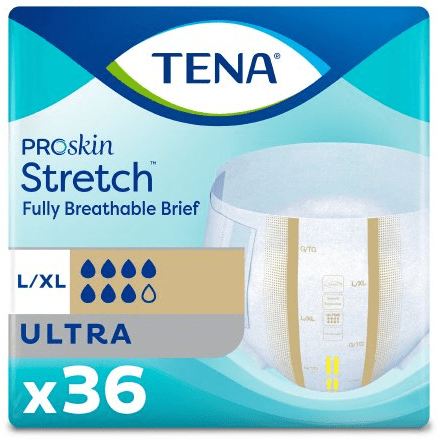 TENA ProSkin Stretch Unisex Adult Incontinence Brief - Hope Health Supply