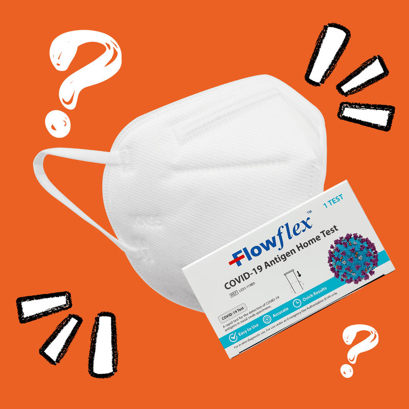 Unlocked Mystery Offer! 60 KN95 Masks + 2 FREE Covid Tests! - Hope Health Supply