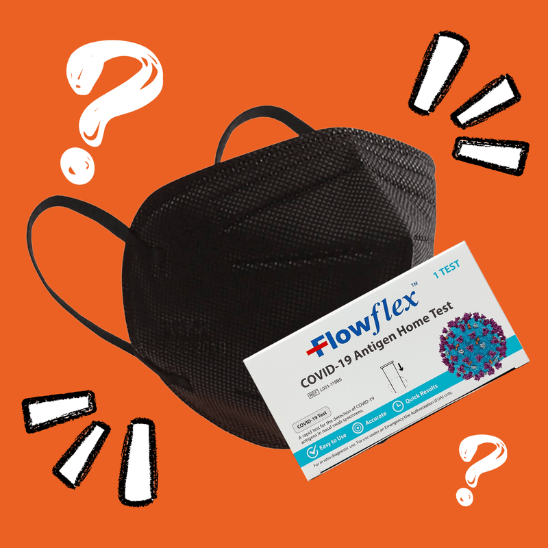 Unlocked Mystery Offer! 60 KN95 Masks + 2 FREE Covid Tests! - Hope Health Supply